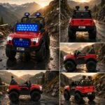 Kids Electric Off-Road Ride-On Jeep with Rugged Wheels, Dual Seats and Realistic SUV Design – Battery Powered Toy Car