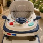 Baby Walker with Steering Wheel and Interactive Toys – Safe Activity Walker for Toddlers thumbnail 2