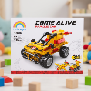 Come Alive 3-in-1 Famous Racing Car Building Blocks Set   (GBW-10016)