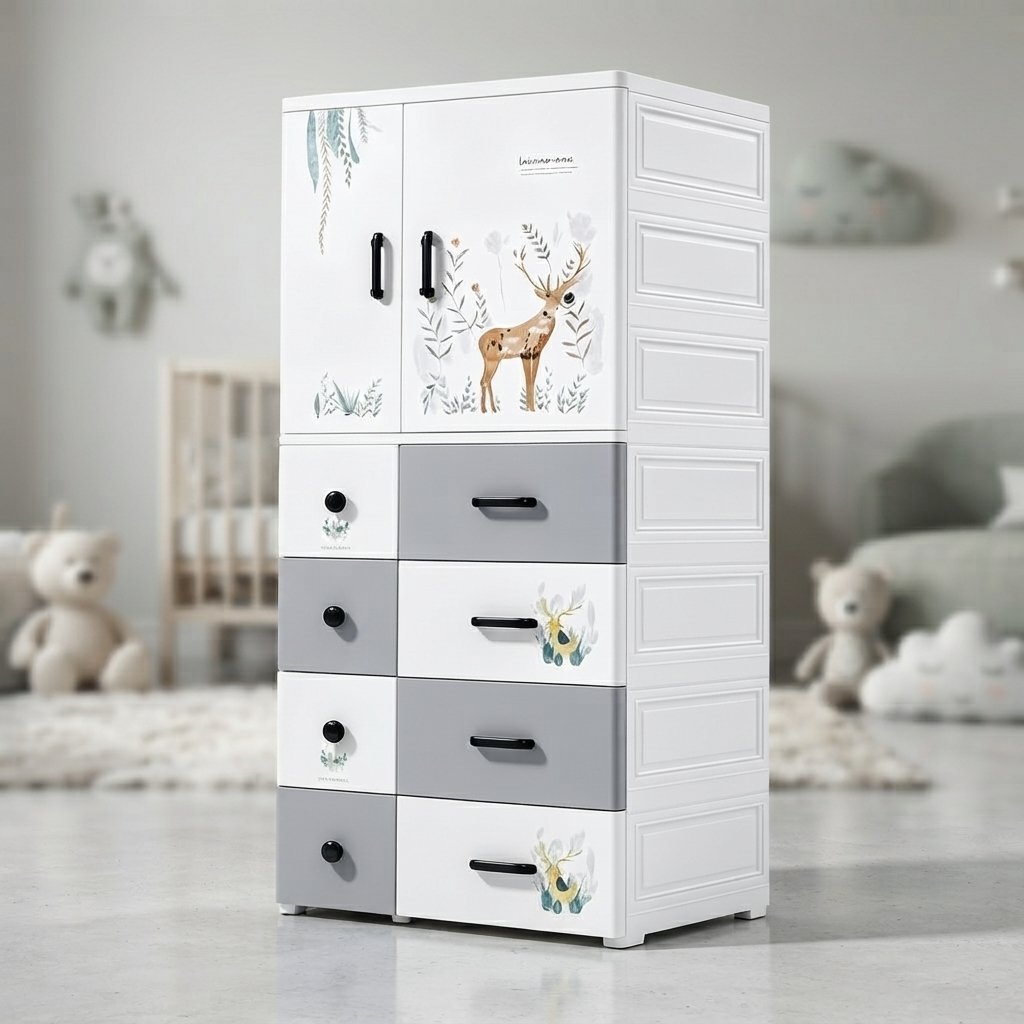 Baby Wardrobe Storage Cabinet – Gifto Baby World  (GBW-0-0-0)