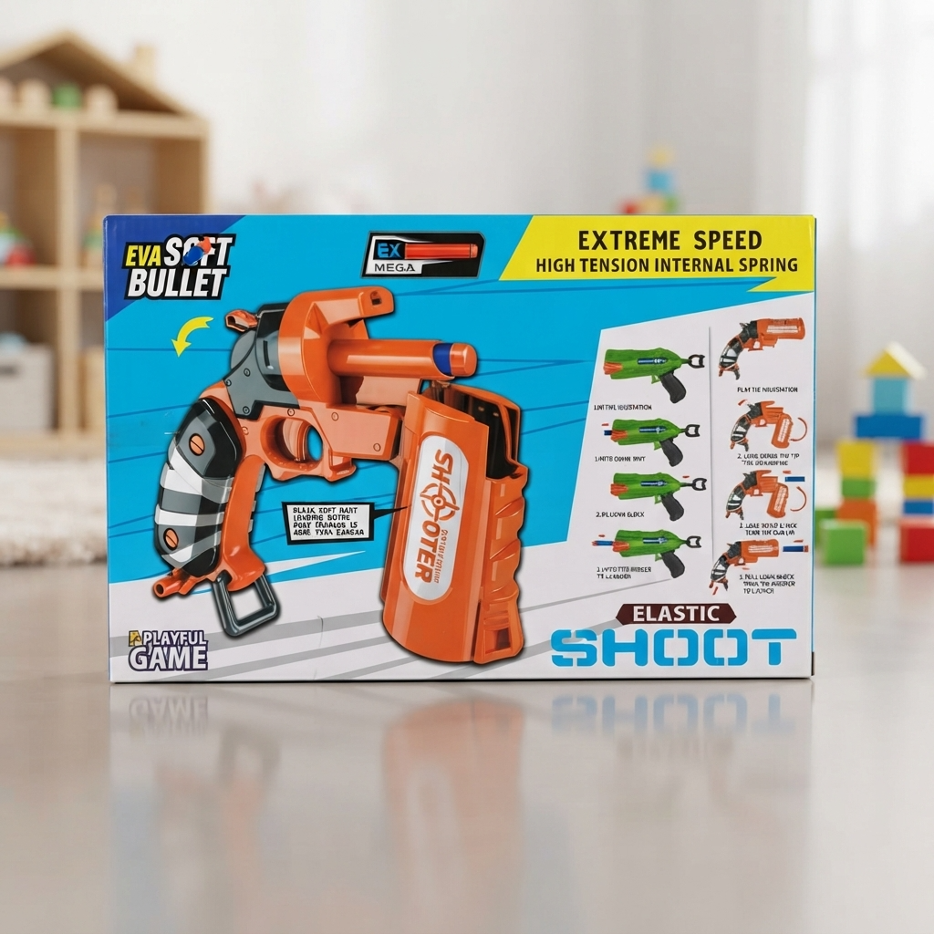 EVA Soft Bullet Toy Gun – Gifto Baby World  (GBW-hy6040-1)