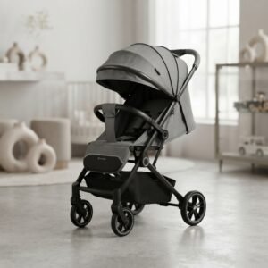 Grey Baby Stroller – Gifto Baby World  (GBW-0-0-0)