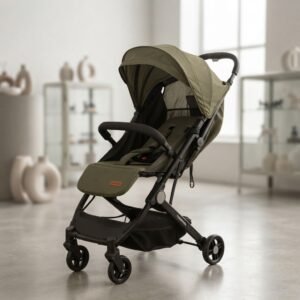 Olive Green Baby Stroller – Gifto Baby World (GBW-0-0-0)