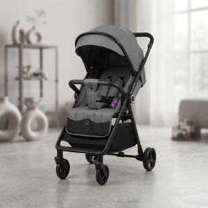 Grey Melange Baby Stroller – Gifto Baby World (GBW-0-0-0)