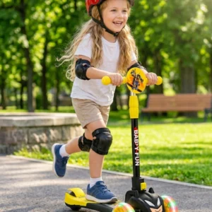 Heavy Duty Yellow Kids Kick Scooter – Gifto Baby World