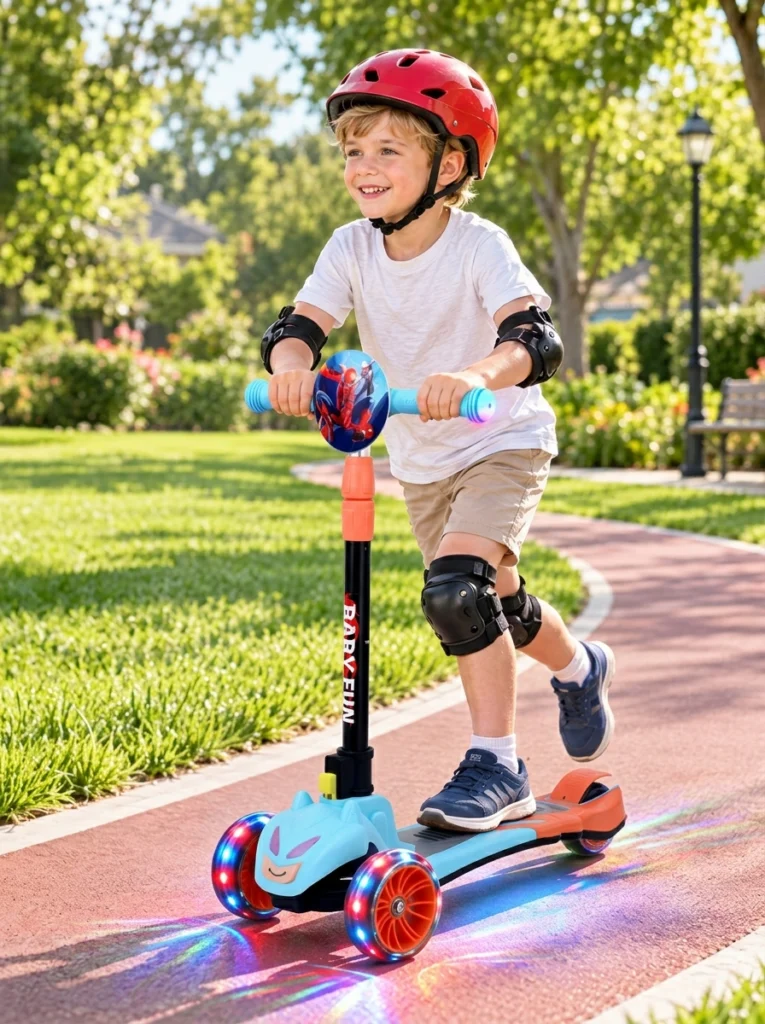 Heavy Duty Blue Kids Kick Scooter – Gifto Baby World