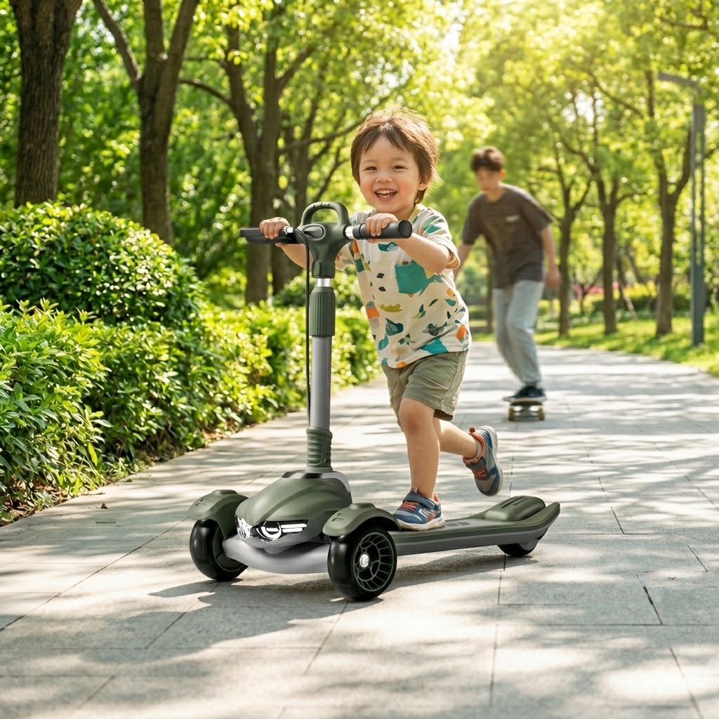 Heavy Duty Green Kids Kick Scooter – Gifto Baby World