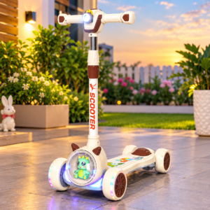 Kids Kick Brown Scooter with Mat Fiber – Gifto Baby World
