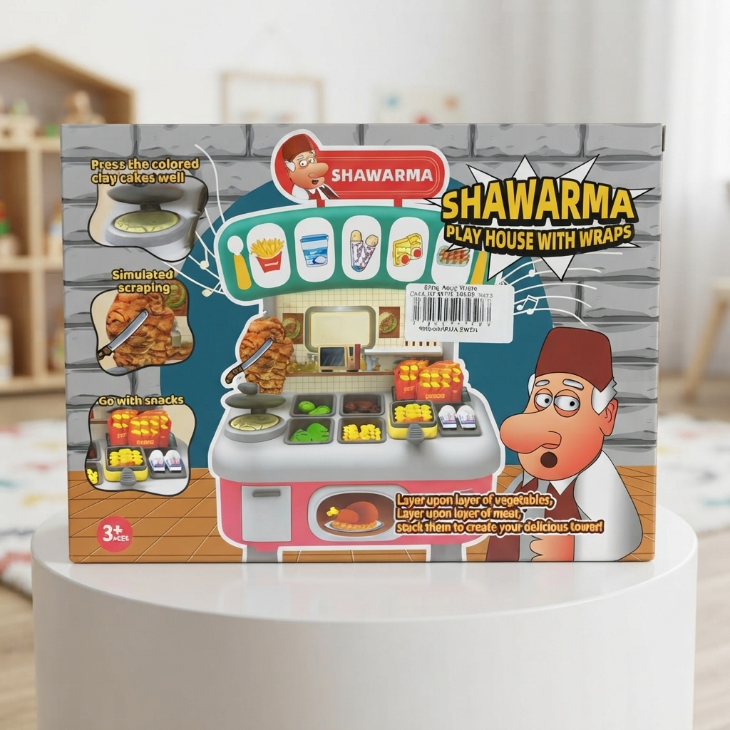 Kids Pretend Play Shawarma Stall Toy – Gifto Baby World  (GBW-8905)