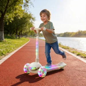 Heavy Duty Cream Kids Kick Scooter – Gifto Baby World