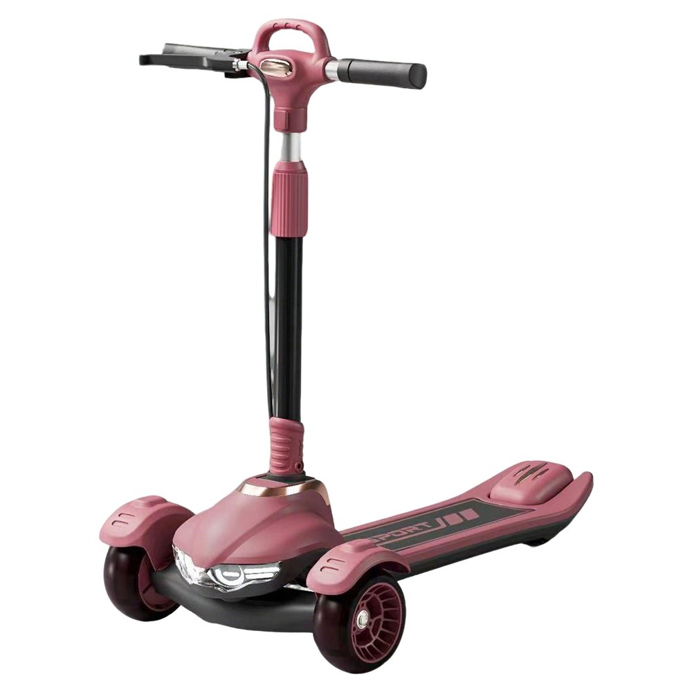 Heavy Duty Burgundy Kids Kick Scooter with Bluetooth – Gifto Baby World thumbnail 2